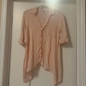 Light pink splendid collar blouse